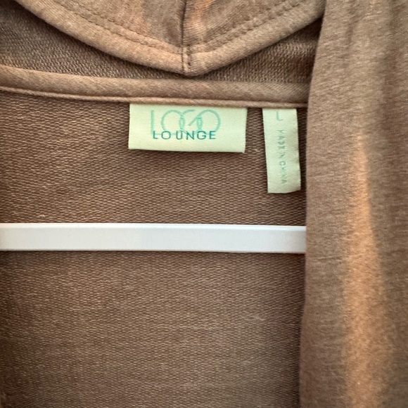 LOGO Lounge Open Front Cardigan L - Picture 3 of 6